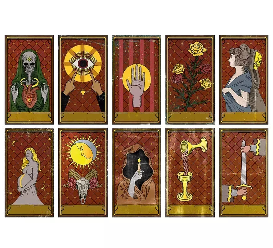 Translation missing: it.10 Cartas Vudú o Tarot de 11X20 cm