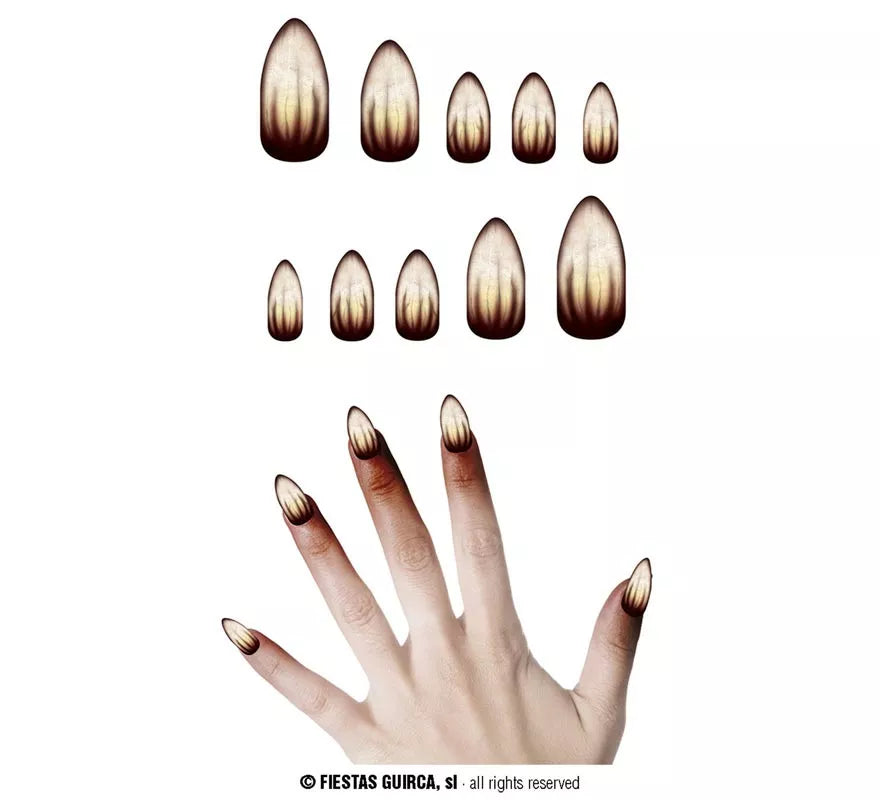 Translation missing: it.Pack de 10 Uñas Hombre Lobo con pegamento