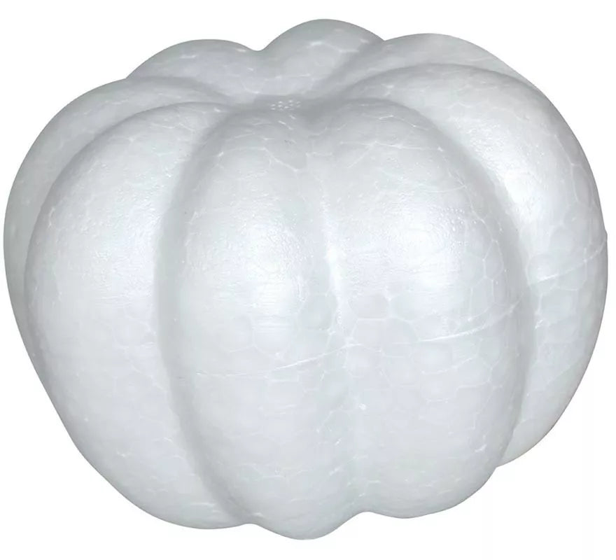 2 Calabazas blancas de corcho para Decorar 10x8 cm