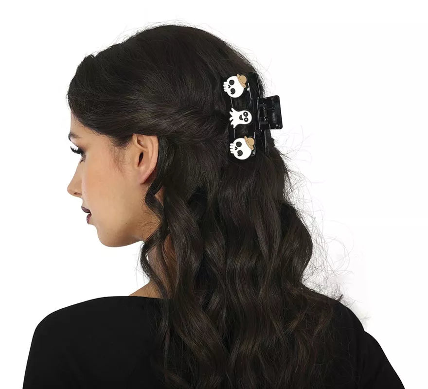 Translation missing: es.2 Pinzas de Fantasma y Calaveras para el Pelo de 9 cm