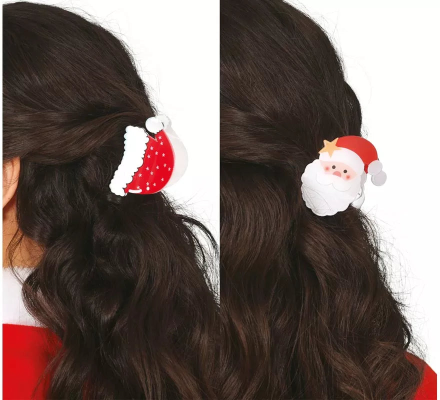 Translation missing: it.2 Pinzas de Papa Noel para el Pelo de 7 cm