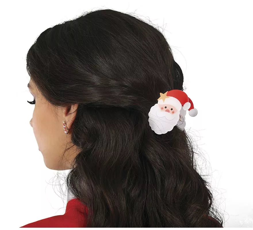 Translation missing: es.2 Pinzas de Papa Noel para el Pelo de 7 cm