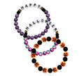 3 Pulseras Happy y Halloween