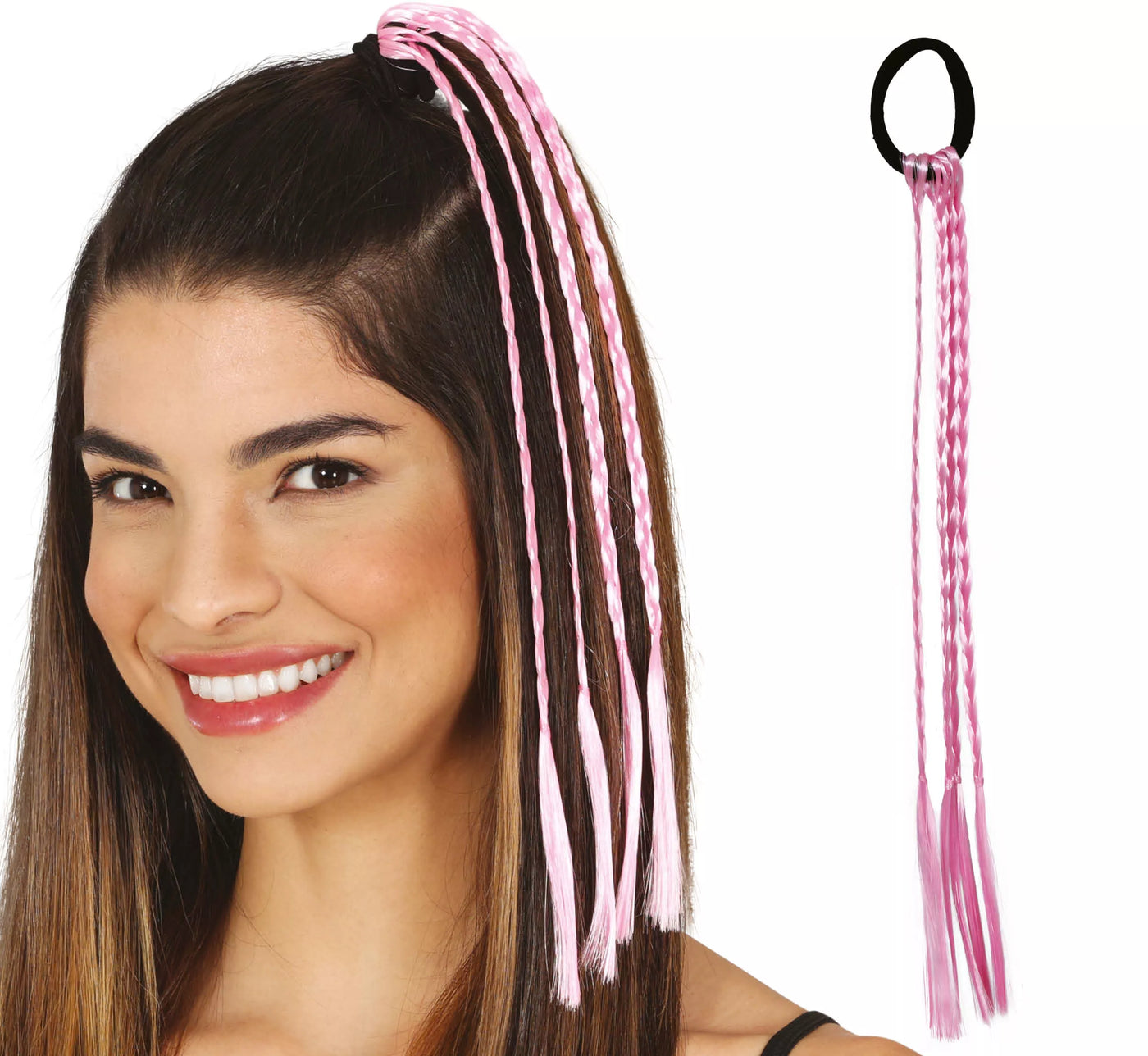 3 Trenzas de 35 cm en varios colores