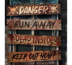 4 Poster per finestre da parete 70x13 cm