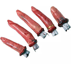 5 dita sezionate con sangue