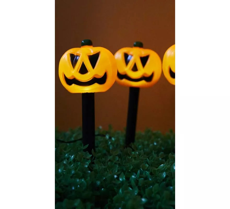Translation missing: it.5 Faroles Calabaza iluminación LED de 8x39 cm
