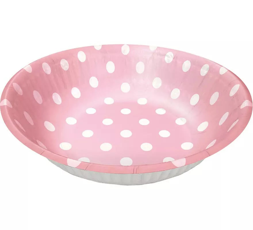 Translation missing: it.6 Bowls Rosas con Topos Blancos