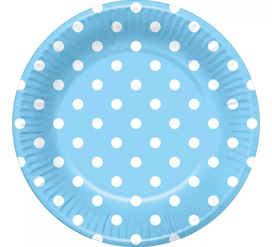 Translation missing: it.6 Platos Celestes con Topos Blancos de 22 cm