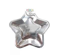 6 piatti carta Silver Star 20 cm