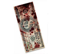 75 Billetes Ensangrentados 6x15 cm