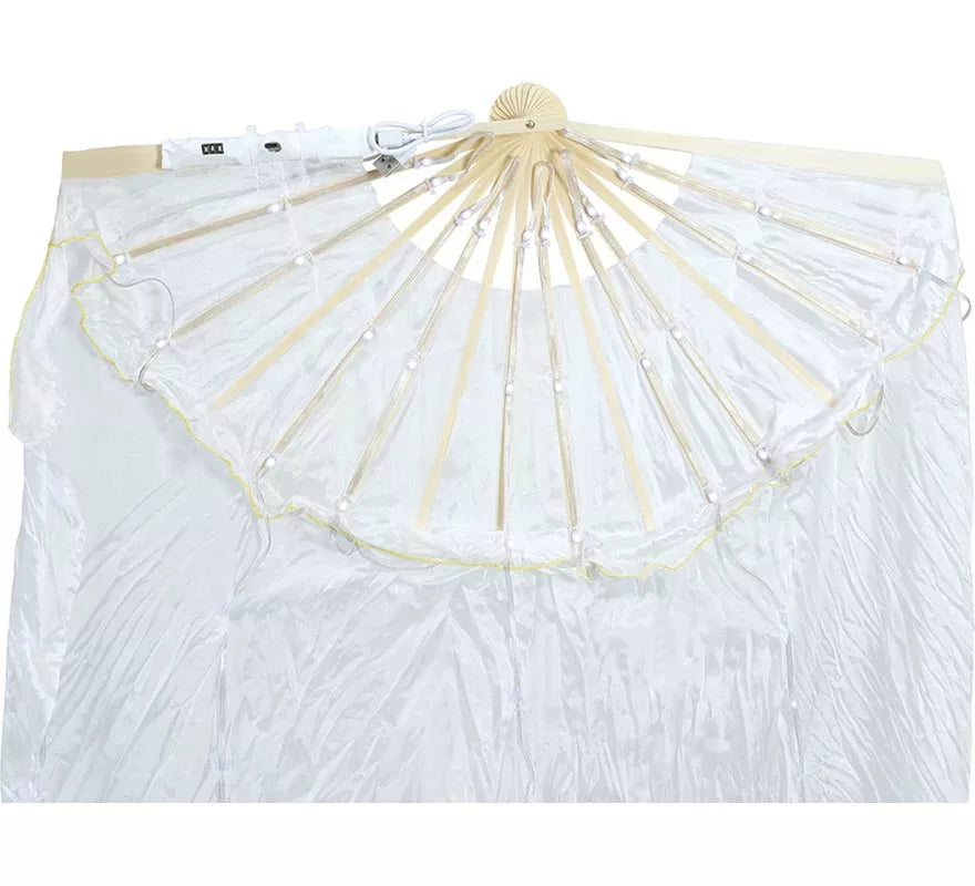 Abanico blanco con Led de 75x150 cm