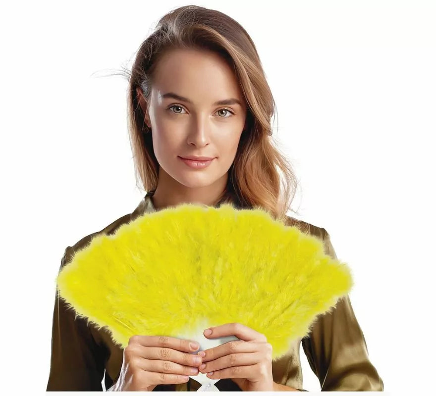 Translation missing: it.Abanico con Plumas de 16 Palas en varios colores