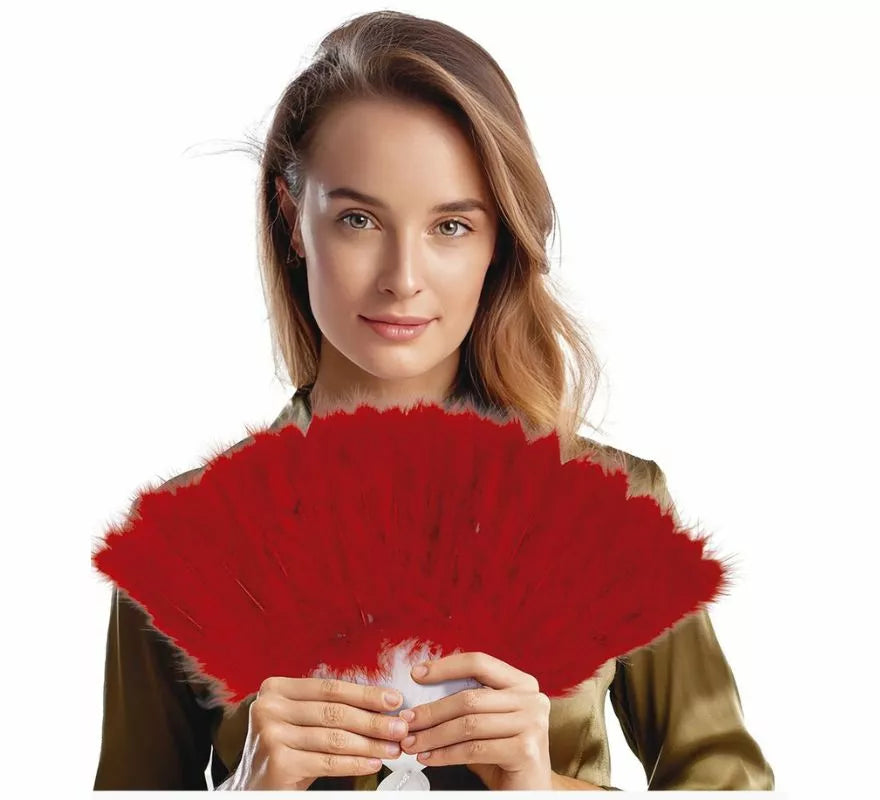 Translation missing: it.Abanico con Plumas de 16 Palas en varios colores