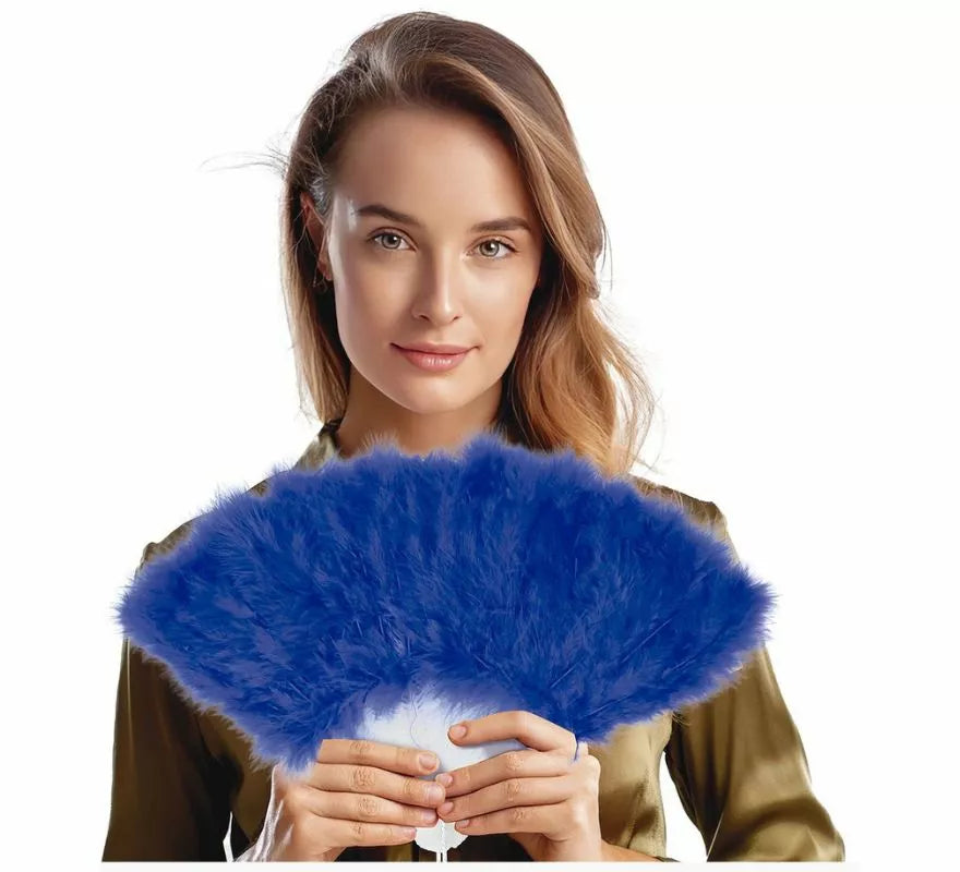 Translation missing: it.Abanico con Plumas de 16 Palas en varios colores