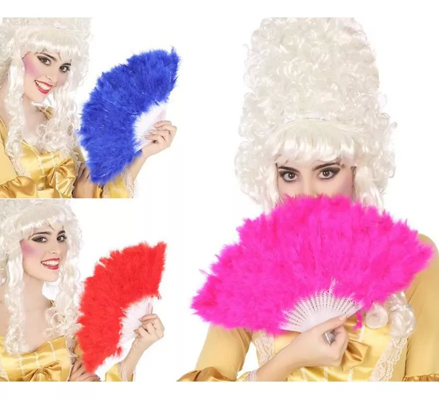 Translation missing: it.Abanico con Plumas en 3 colores surtidos