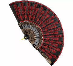 Ventaglio gotico rosso e nero