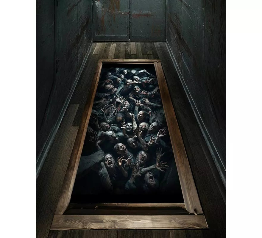 Translation missing: es.Adhesivo Suelo Zombies 30x90 cm