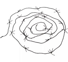 Filo di biancospino ossidato 520 cm