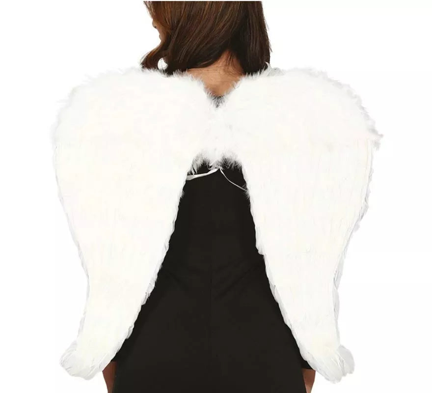 Translation missing: it.Alas Blancas con Plumas de 80X60 cm