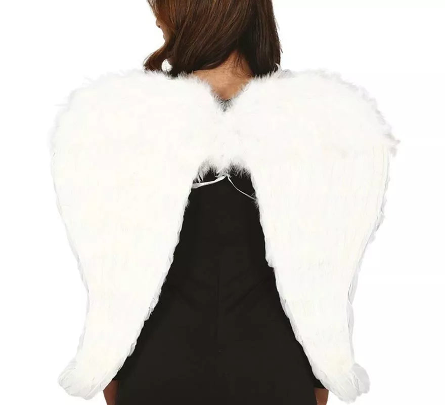 Translation missing: it.Alas Blancas con Plumas de 80X60 cm