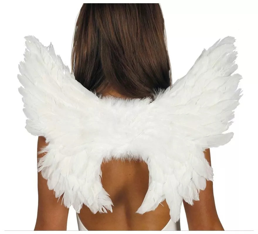 Translation missing: es.Alas con Plumas Blanca 50 X 45 cm
