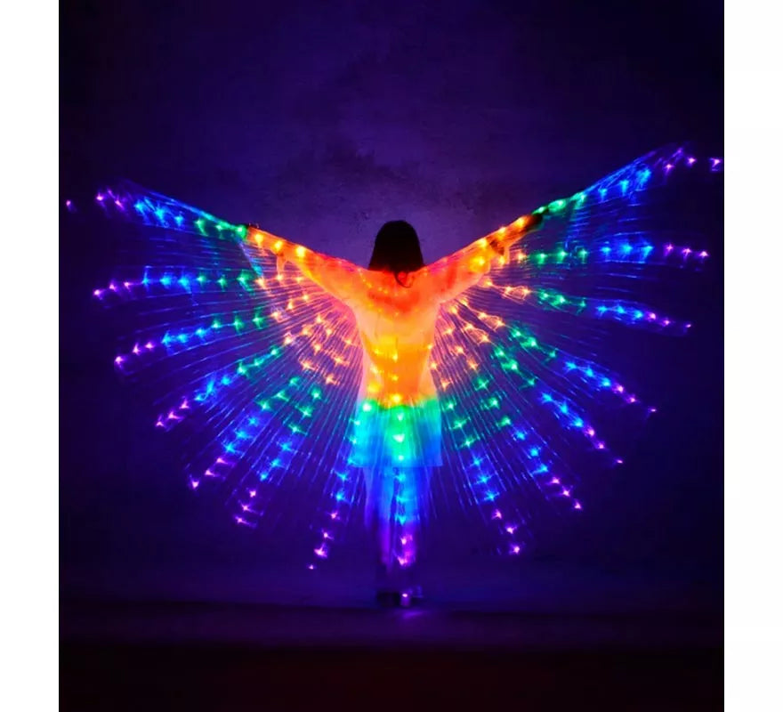 Translation missing: es.Alas Danza del Vientre con luz multicolor de 1,4 m