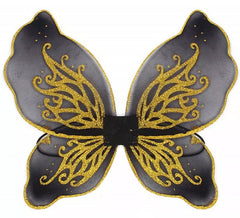 Farfalla Nera Ali di Fata 50x30 cm