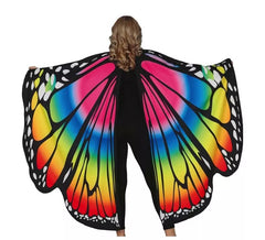 Alas de Mariposa Multicolor de 160x130 cm