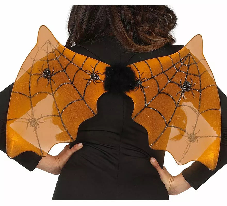Translation missing: it.Alas de Murciélago Naranja con Arañas de 60X35 cm