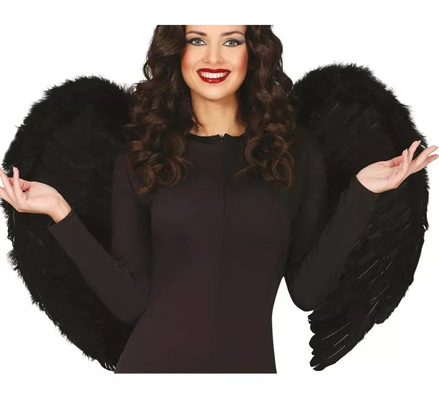 Translation missing: it.Alas de Plumas negras de 80x55 cm