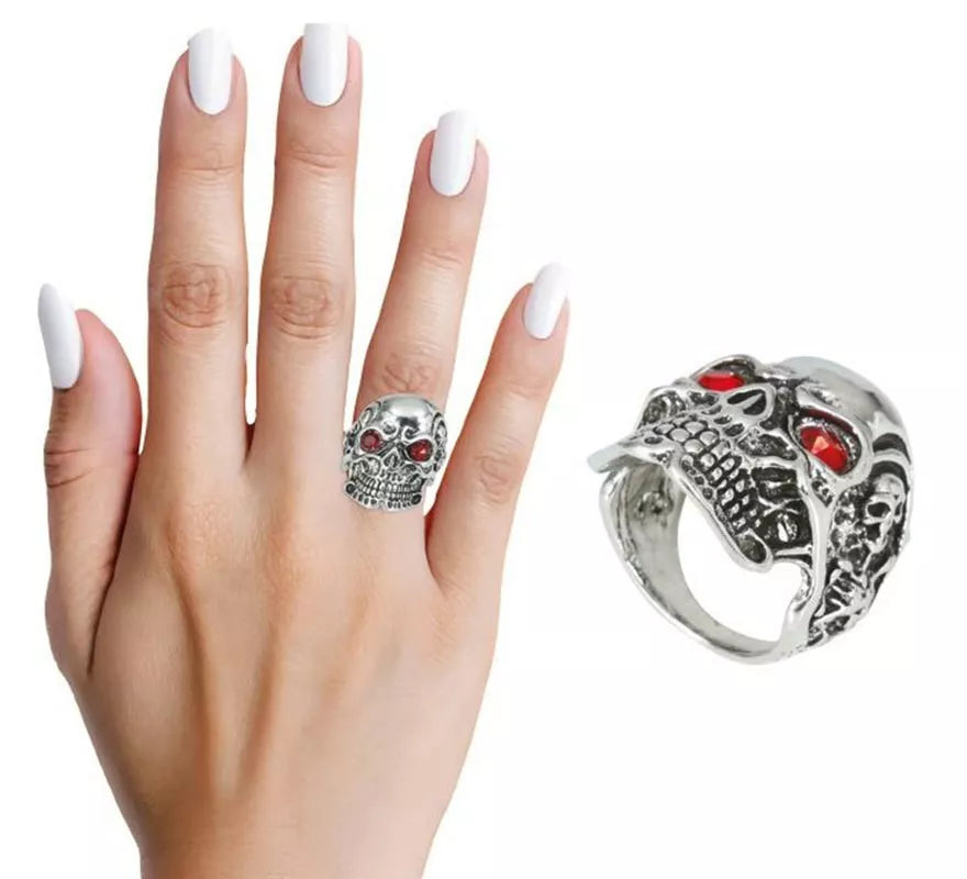 Translation missing: it.Anillo Calavera de Metal