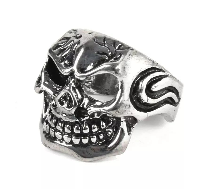 Translation missing: it.Anillo de Calavera de metal