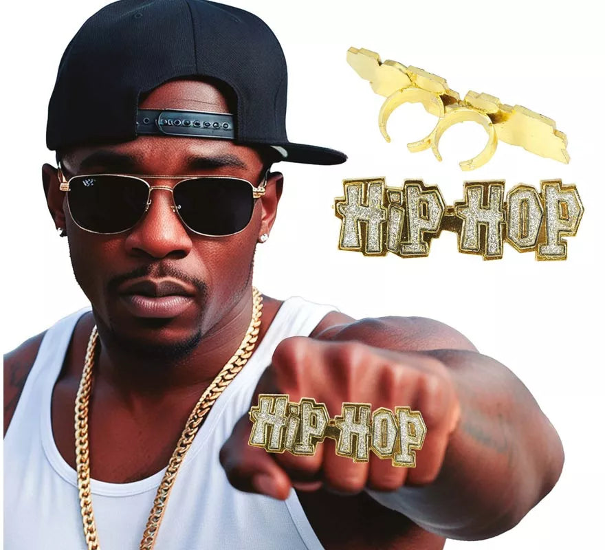 Translation missing: it.Anillo dorado 'Hip Hop'