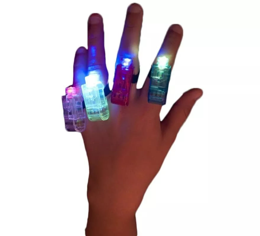 Translation missing: it.Anillos con luz en colores surtidos 4 unidades