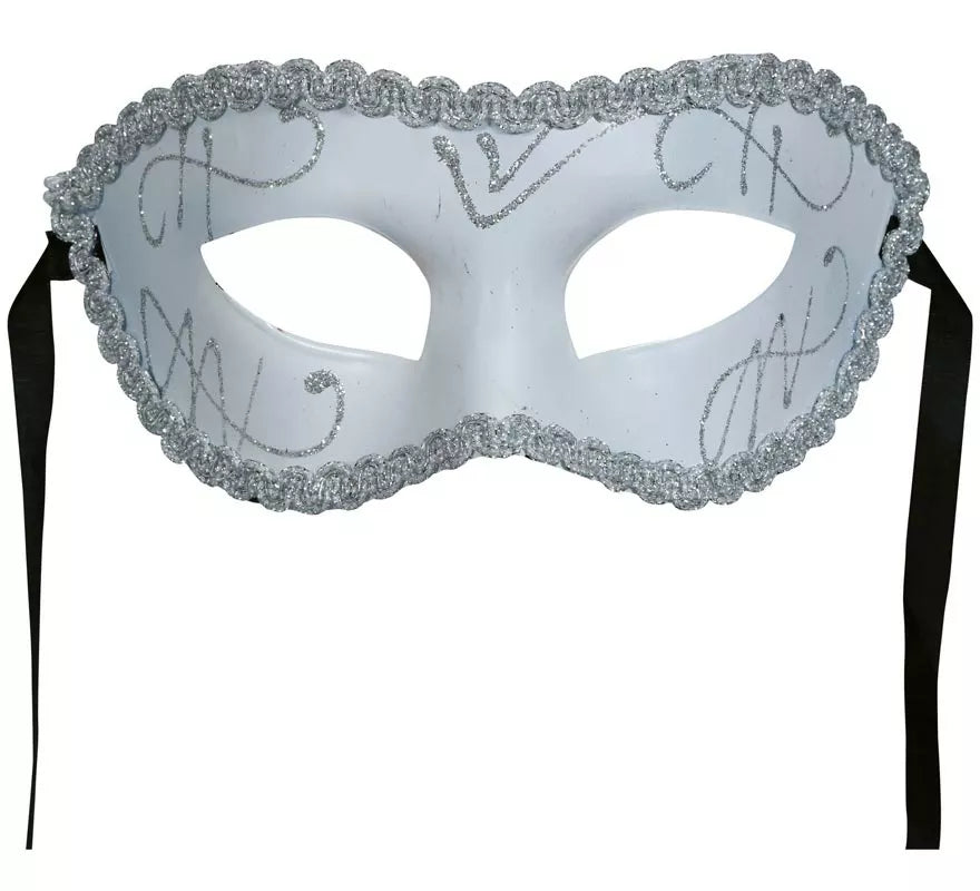 Translation missing: it.Antifaz Blanco elegante adulto