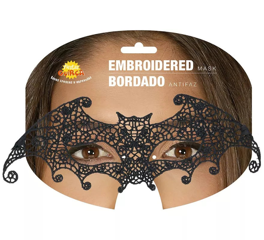 Translation missing: es.Antifaz bordado de Murciélago