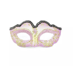 Maschera di Carnevale lilla e oro