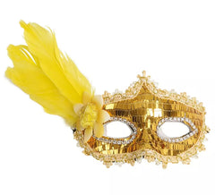 Antifaz con Pluma en Dos Colores