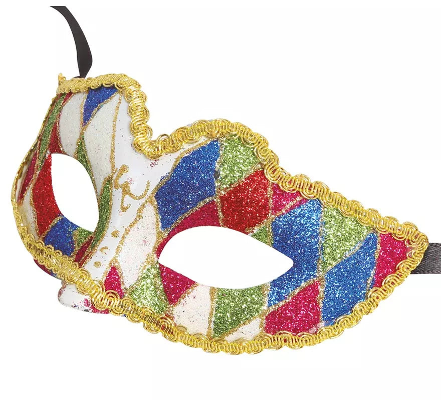 Translation missing: it.Antifaz de Arlequin Multicolor