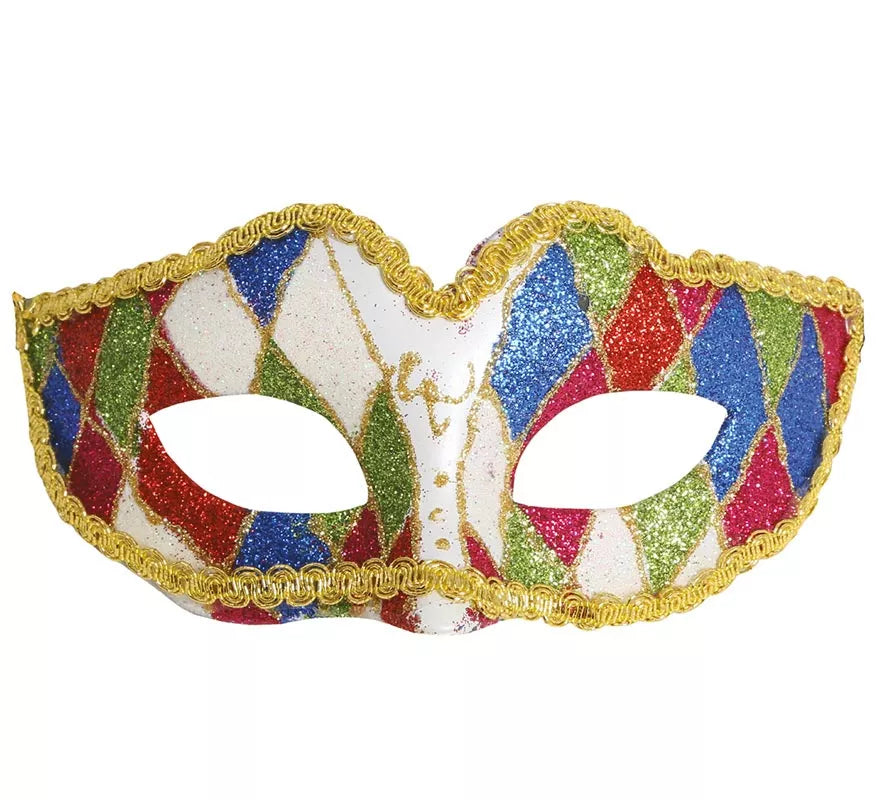 Translation missing: es.Antifaz de Arlequin Multicolor