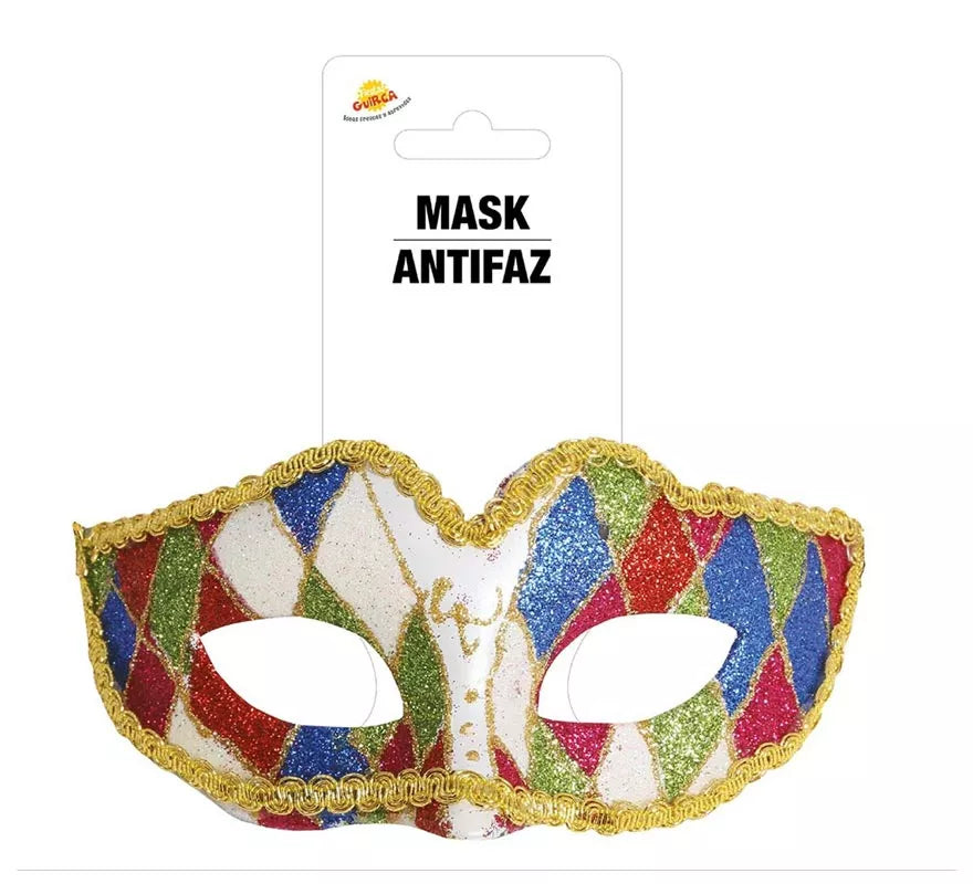 Translation missing: es.Antifaz de Arlequin Multicolor