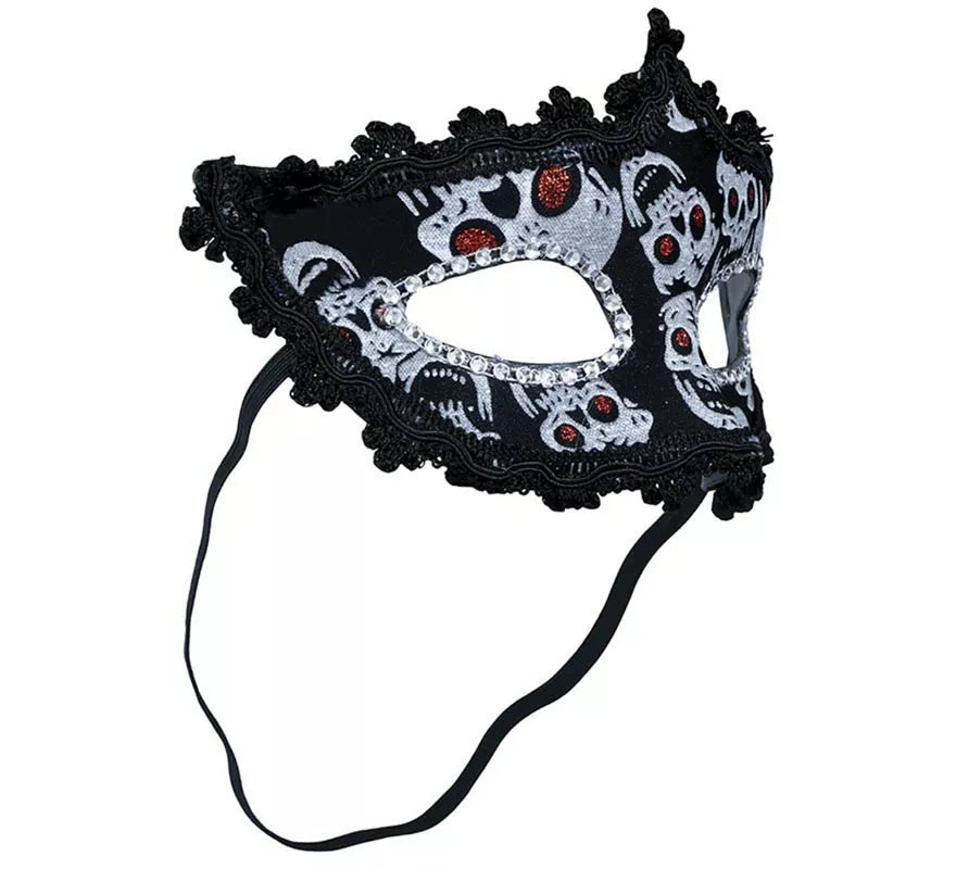 Antifaz de Calaveras tenebrosas