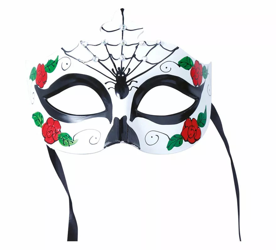 Translation missing: es.Antifaz de Catrina con Araña