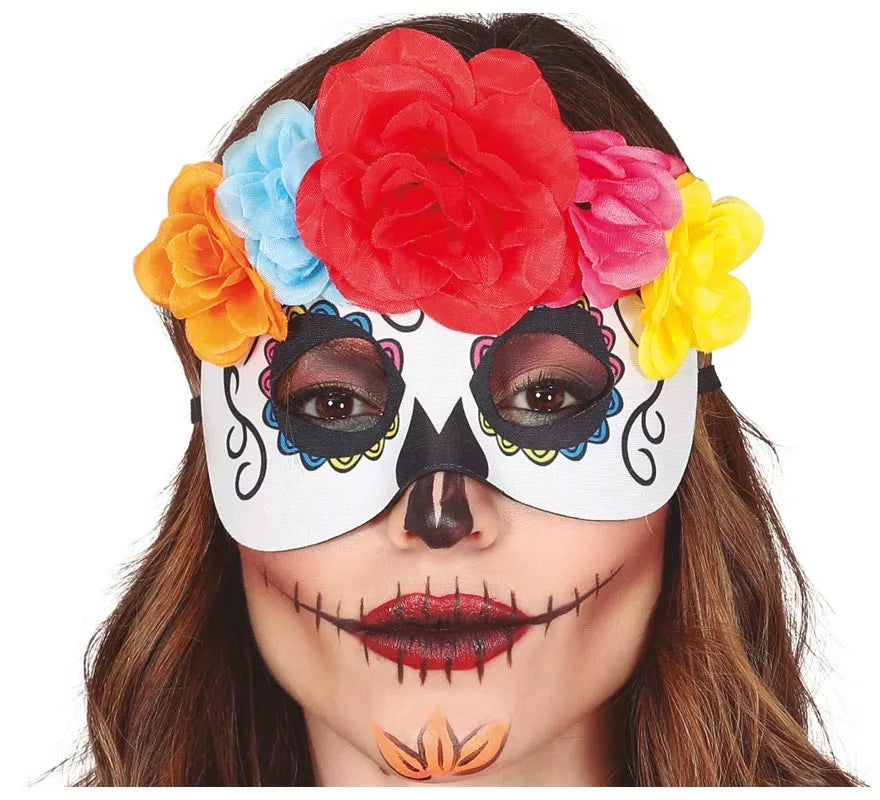 Translation missing: it.Antifaz de Catrina con Flores