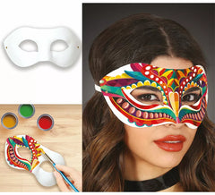 Maschera vintage da dipingere per adulti