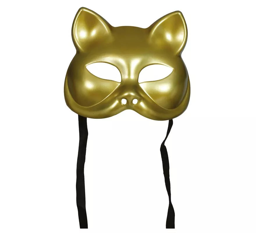 Translation missing: it.Antifaz de Gata dorada adulto