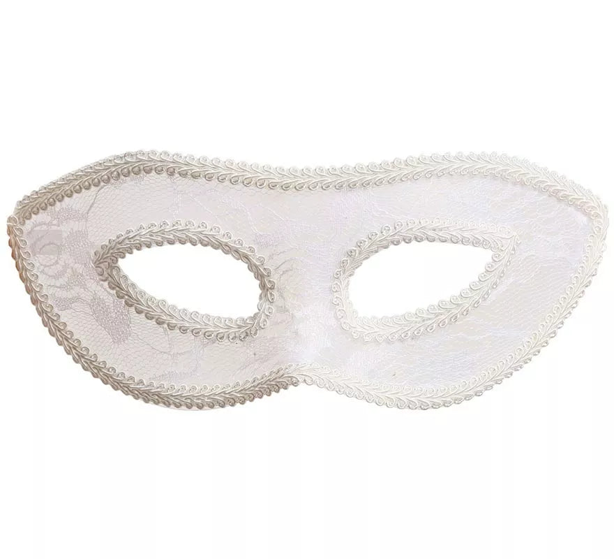 Translation missing: it.Antifaz de puntilla blanco