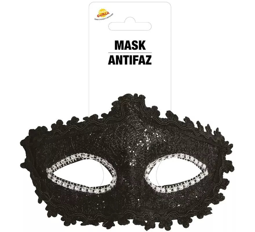 Translation missing: es.Antifaz decorado negro