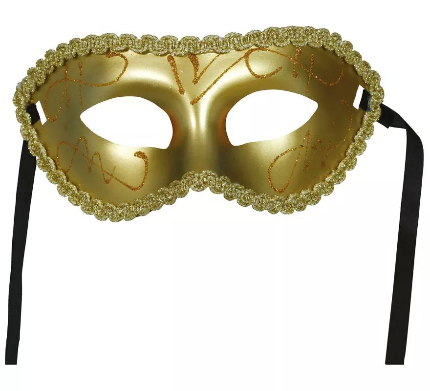 Translation missing: it.Antifaz elegante dorado adulto